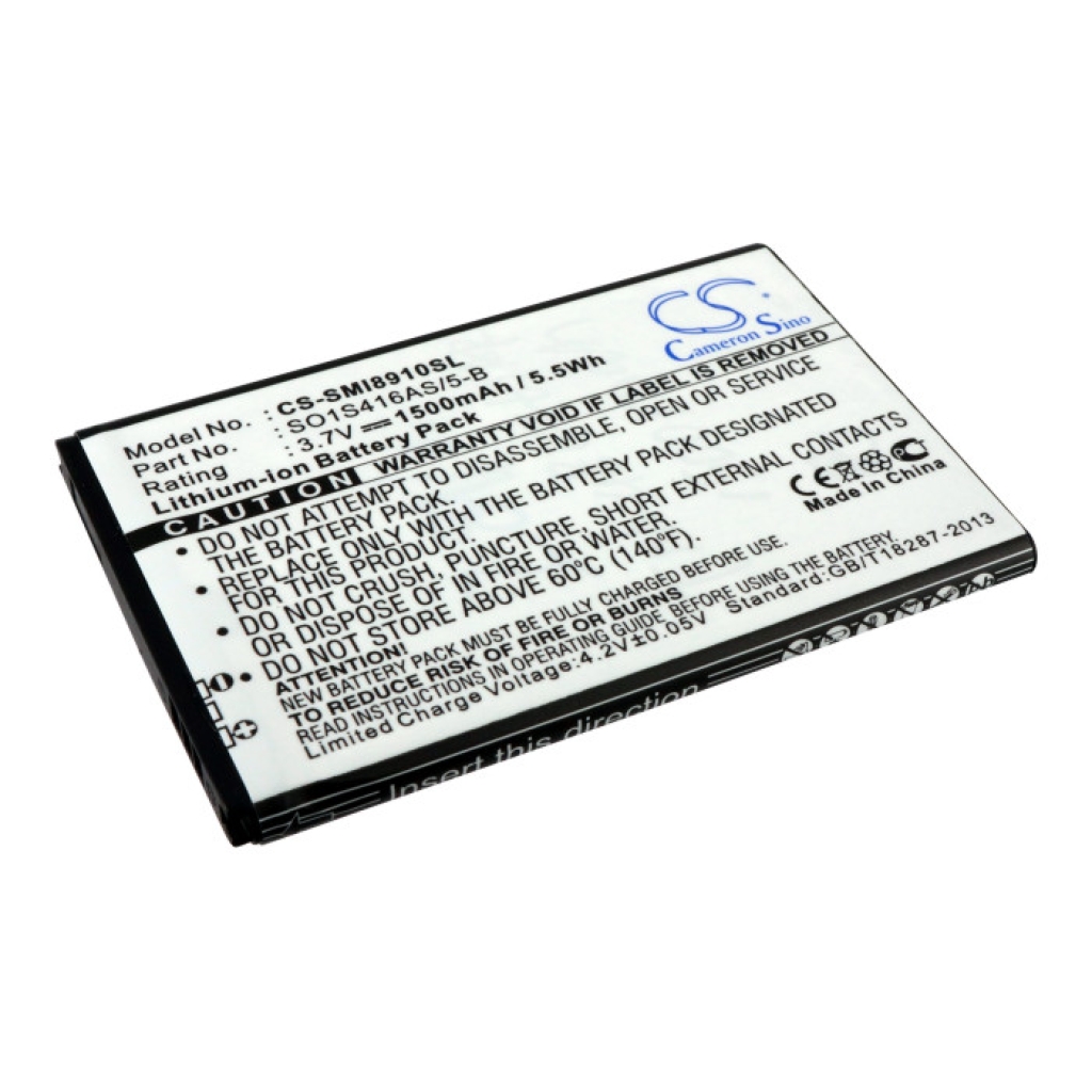 Compatible battery replacement for Sprint  SO1S416AS/5-B, EB504465VJ, B564465LU, SCBAS1, EB504465VA...