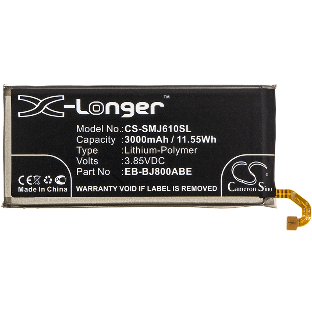 Compatible battery replacement for Samsung  GH82-16479A, EB-BJ800ABE