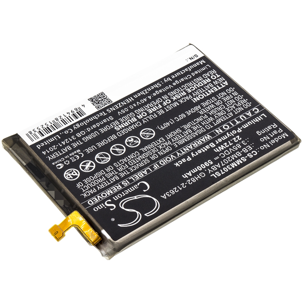 Compatible battery replacement for Samsung  GH82-21263A, EB-BM207ABY