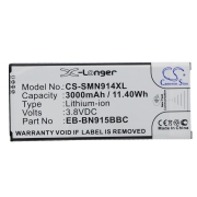 CS-SMN914XL<br />Batteries for   replaces battery EB-BN915BBE