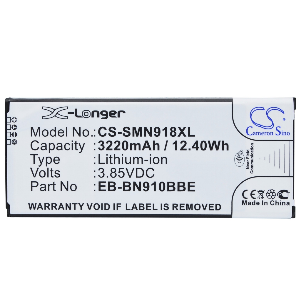 Compatible battery replacement for Samsung  EB-BN910BBE