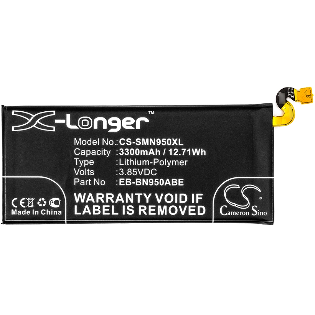 Compatible battery replacement for Samsung  EB-BN950ABE, EB-BN950ABA, GH82-15090A