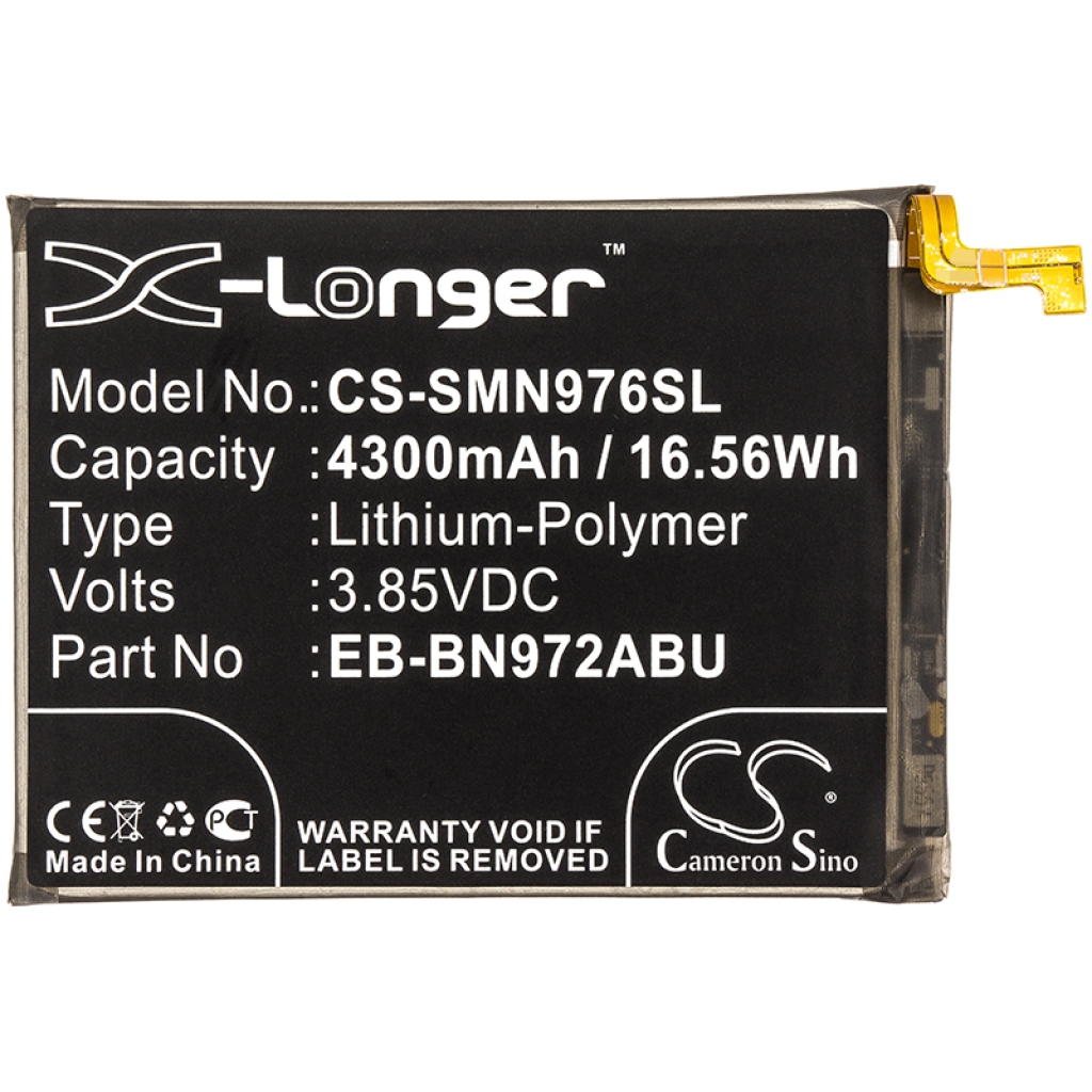 Compatible battery replacement for Samsung  GH82-20814A, EB-BN972ABUL, EB-BN972ABU