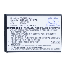 Compatible battery replacement for Getac 206465,MG-4LH,TS21878