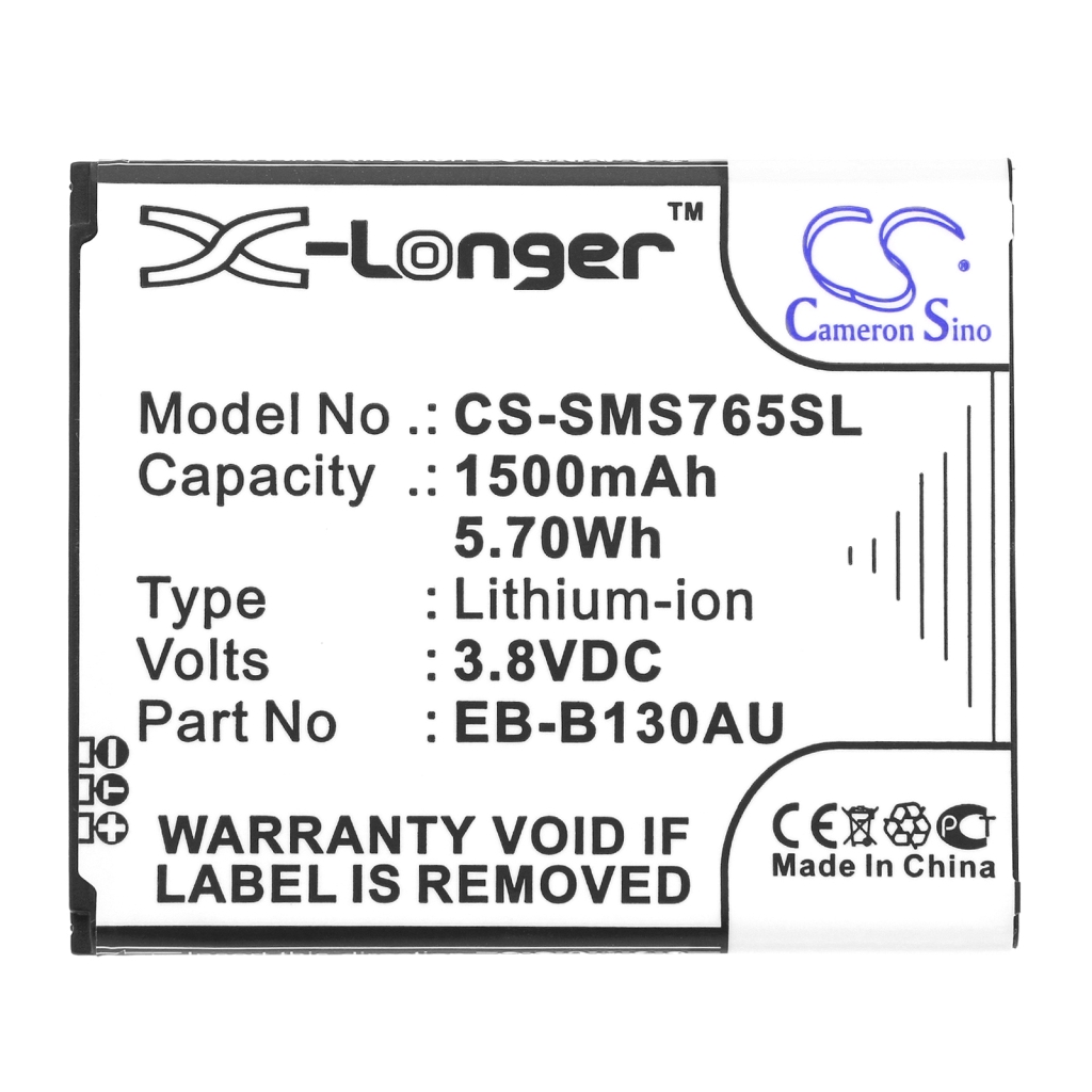 Mobile Phone Battery Samsung CS-SMS765SL