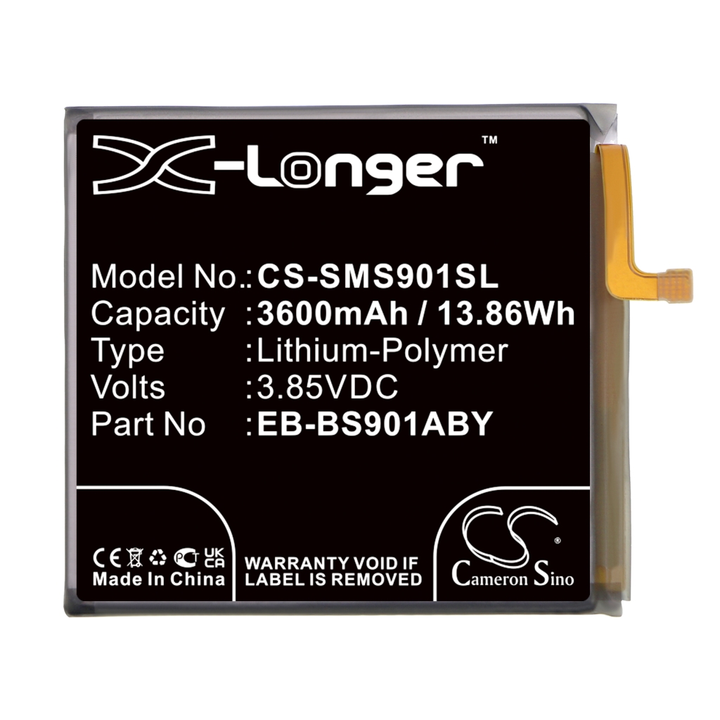 Compatible battery replacement for Samsung  GH82-27494A, EB-BS901ABY