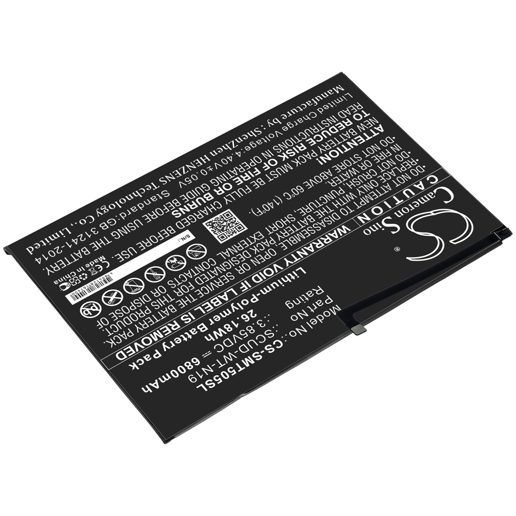 Tablet Battery Samsung CS-SMT505SL