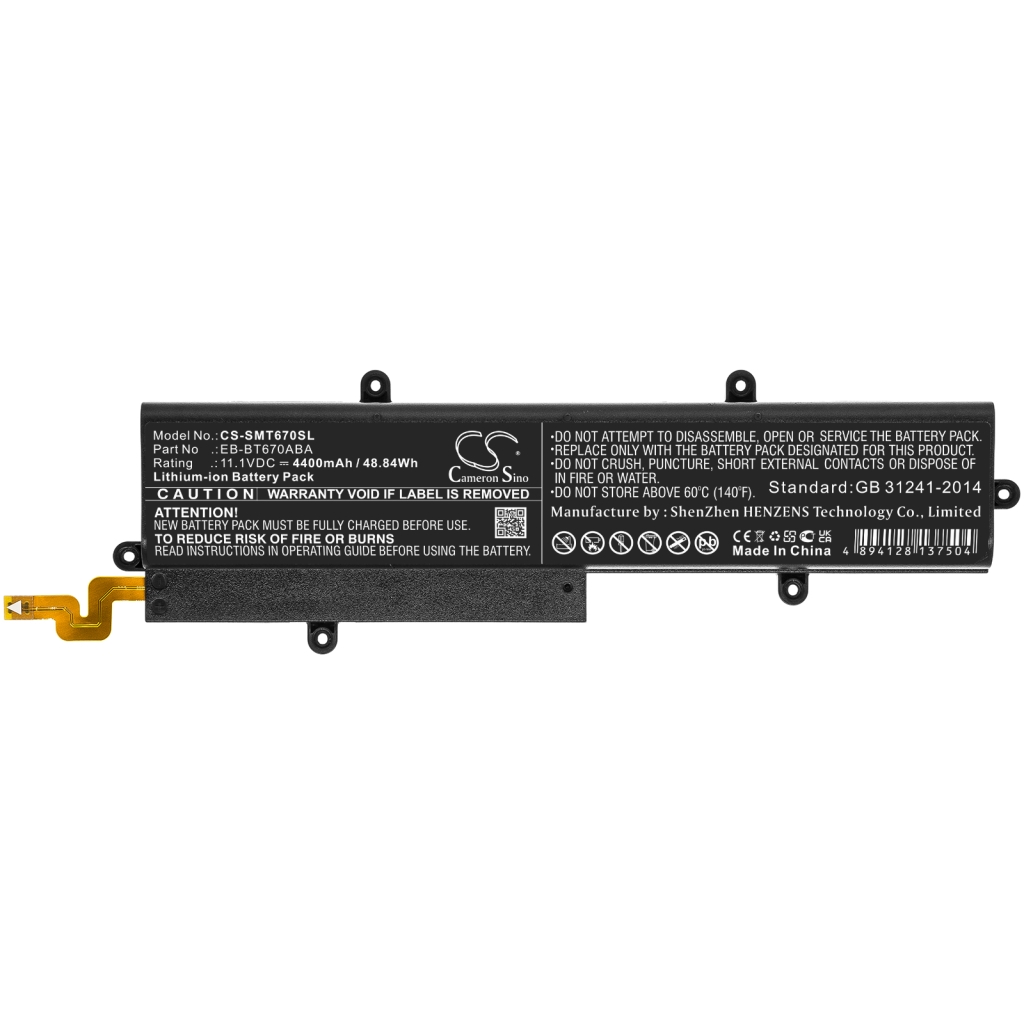 Tablet Battery Samsung CS-SMT670SL