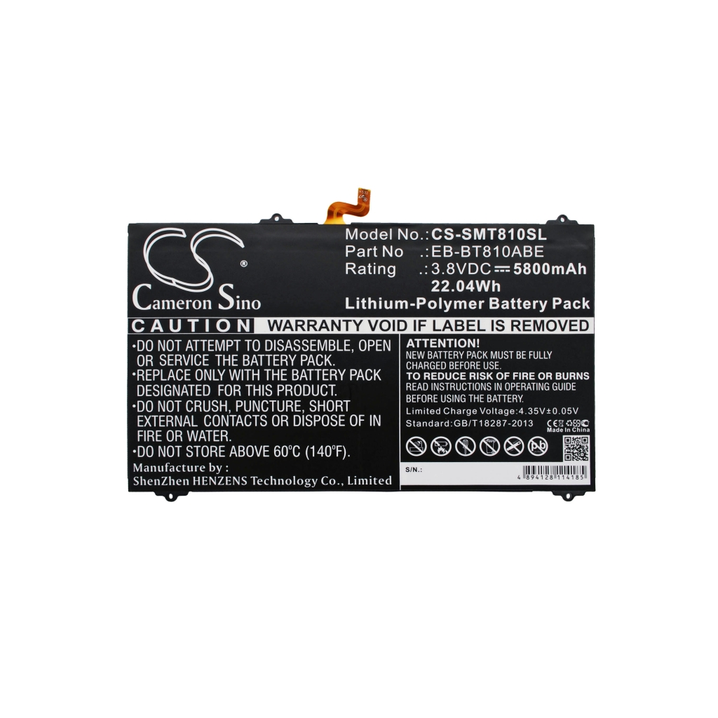 Compatible battery replacement for Samsung  EB-BT810ABA, GH43-04431A, EB-BT810ABE