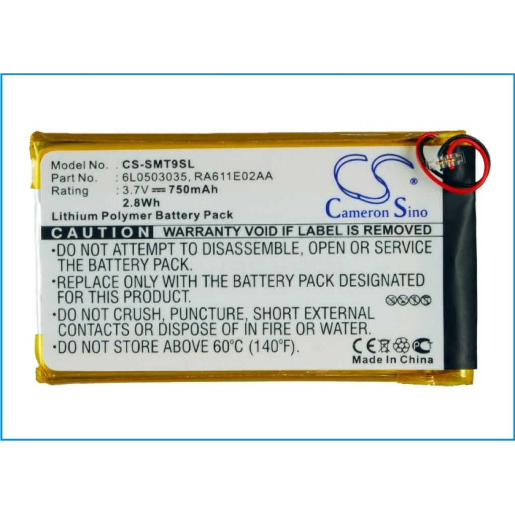 MP3, MP4, PMP Battery Samsung CS-SMT9SL