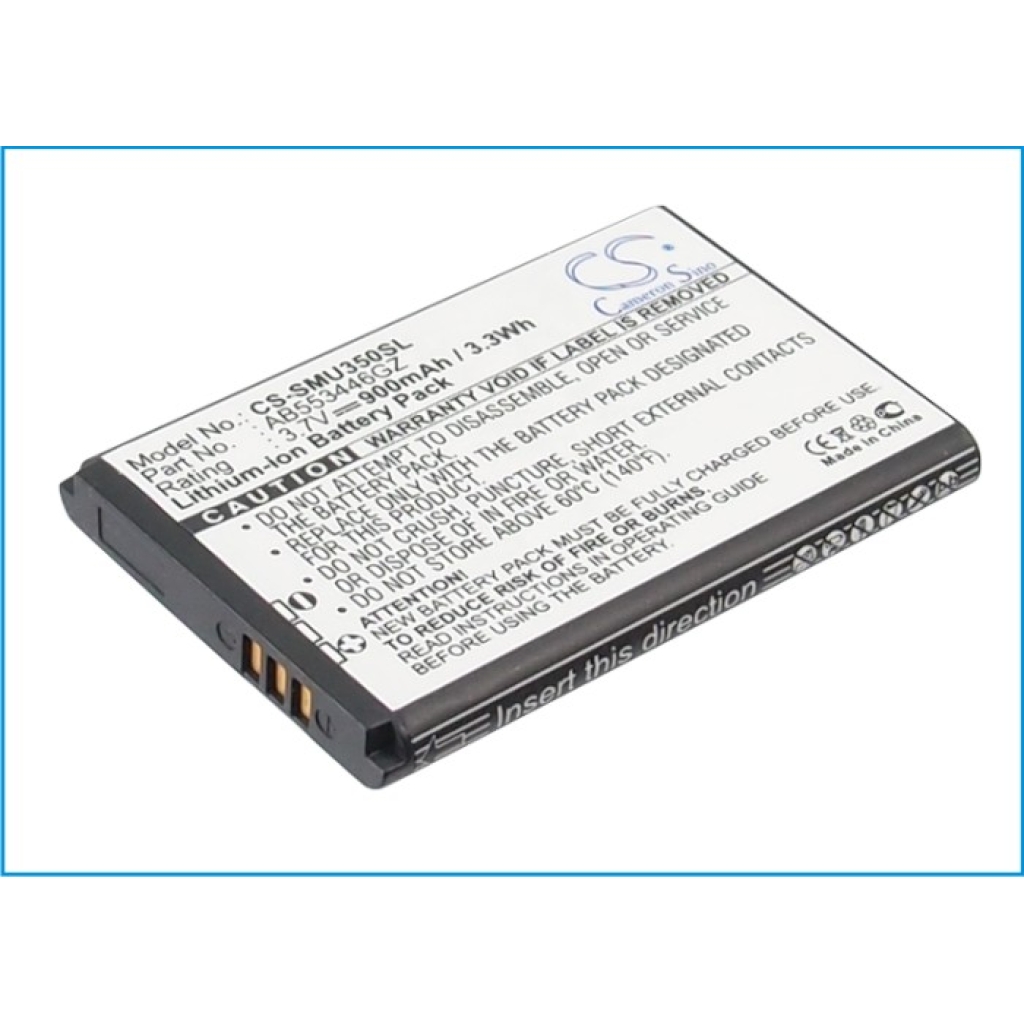 Compatible battery replacement for Samsung  AB553446GZ