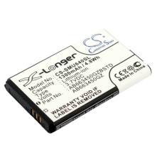 Compatible battery replacement for Samsung  AB663450BZ, AB663450GZBSTD, AB663450GZ