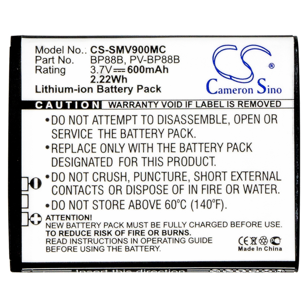 Camera Battery Samsung MV900