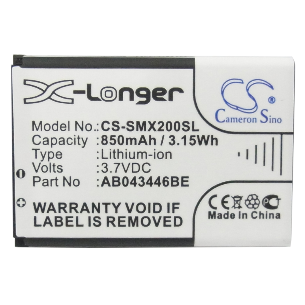 Compatible battery replacement for Samsung  BST3108BEC, AB043446LE, BST3108BE, AB043446LA, BST3108BC...