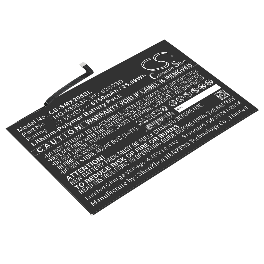 Tablet Battery Samsung CS-SMX205SL