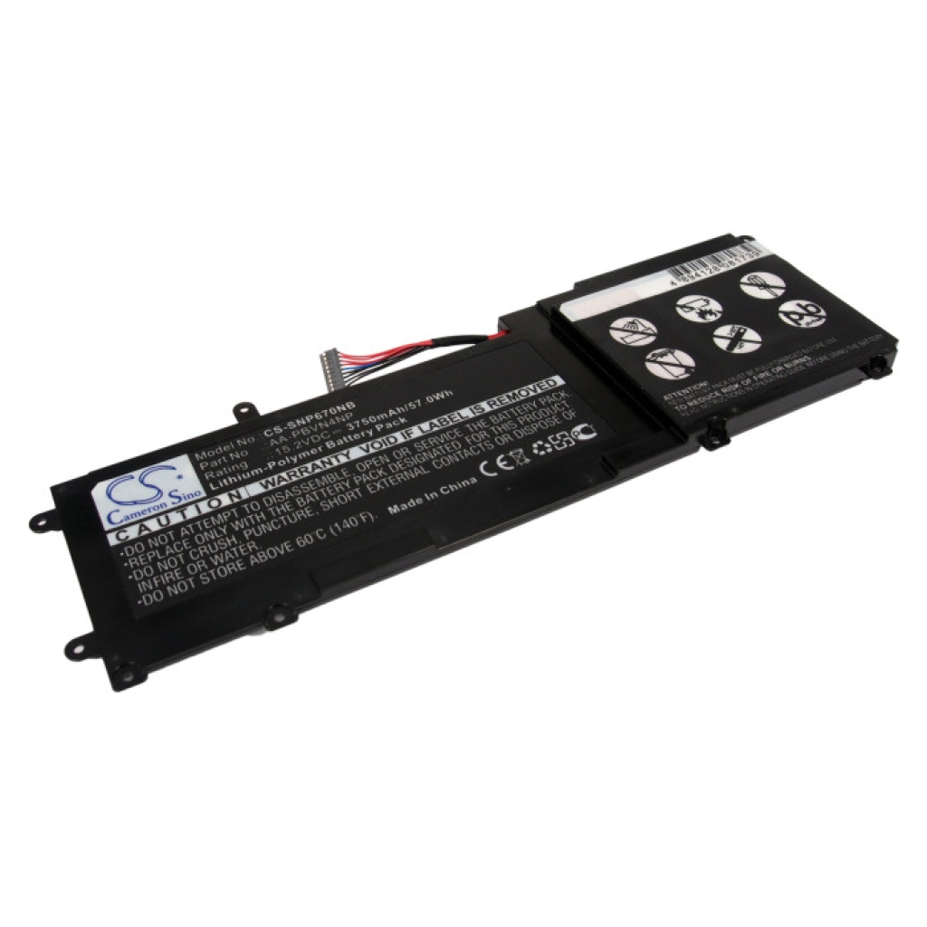 Compatible battery replacement for Samsung  AA-PBVN4NP