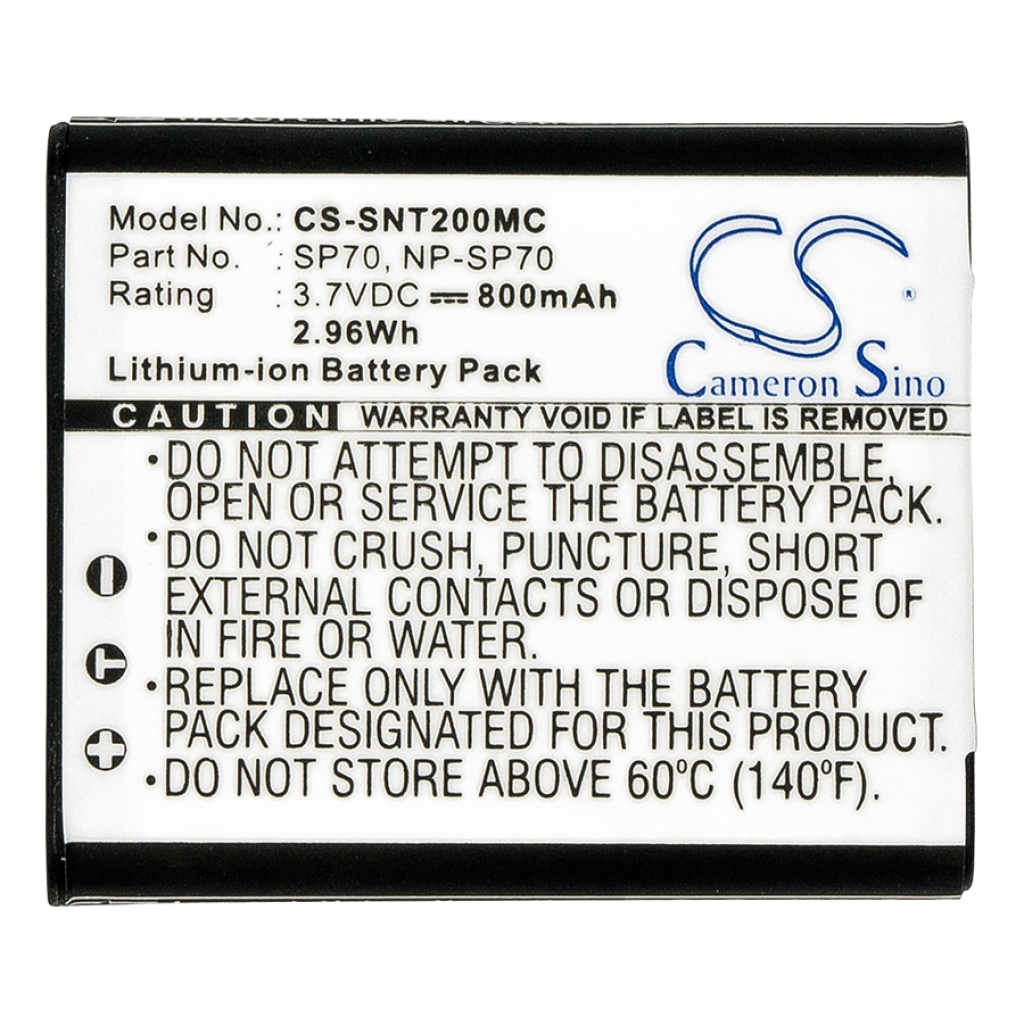 Compatible battery replacement for Sony  SP70A, SP70, NP-SP70, 4-261-368-01, SP70B