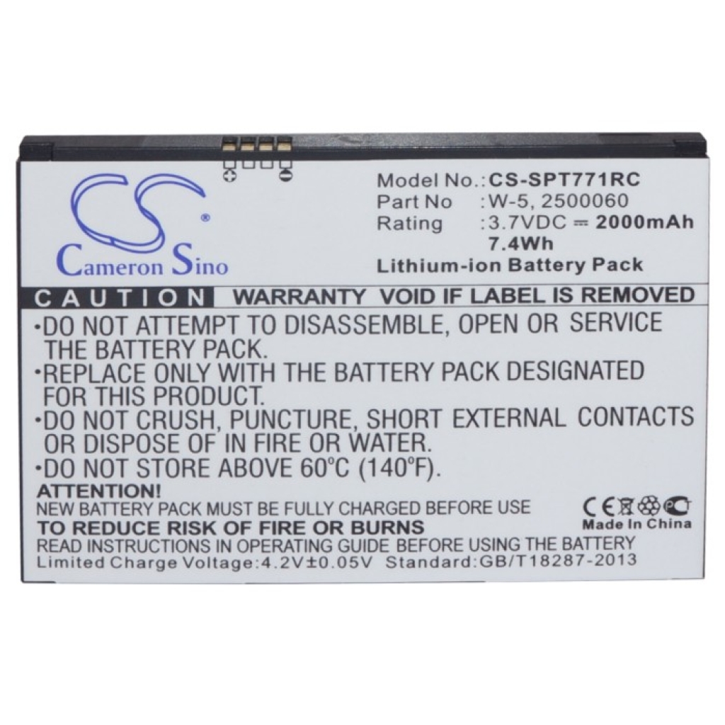 Battery Replaces 2500031