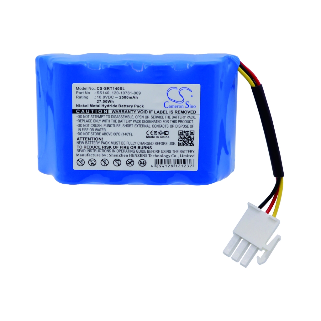 Compatible battery replacement for Sunrise telecom  SS140, 120-10781-009