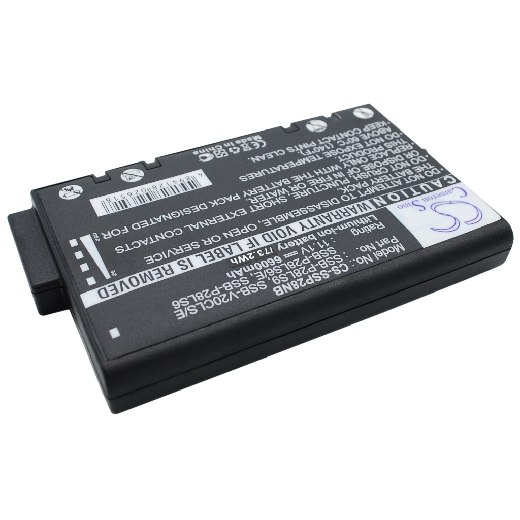 Compatible battery replacement for Samsung  SSB-V20CLS/E, SSB-P28LS9, SSB-P28LS6/E, SSB-P28LS6, SSB-V20KLS