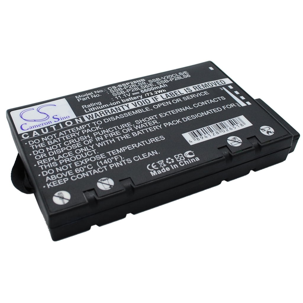 Compatible battery replacement for Samsung  SSB-V20CLS/E, SSB-P28LS9, SSB-P28LS6/E, SSB-P28LS6, SSB-V20KLS