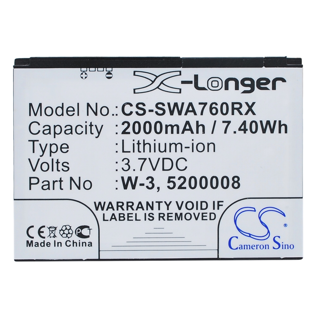 Hotspot Battery Sierra wireless CS-SWA760RX