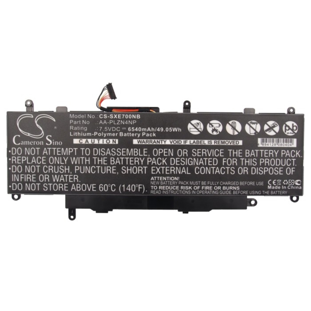 Compatible battery replacement for Samsung  AA-PLZN4NP