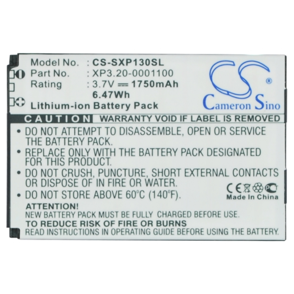 Compatible battery replacement for Sonim  XP-0001100, VR-01, RPBAT-01950-01-S, BAT-01750-01 S, XP3.20-0001100