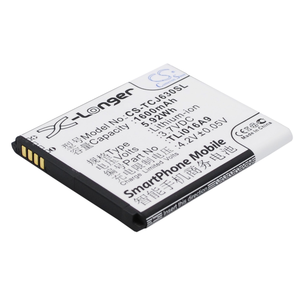 Compatible battery replacement for TCL TLI016A9