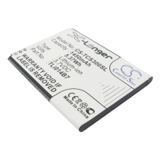 Compatible battery replacement for TCL CAB14E0000C1,TLI014B7