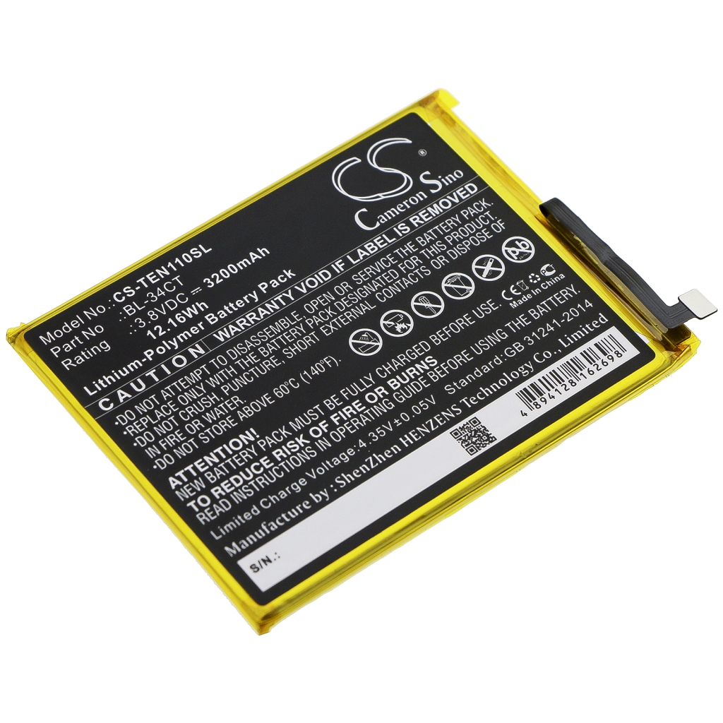 Mobile Phone Battery Tecno CS-TEN110SL