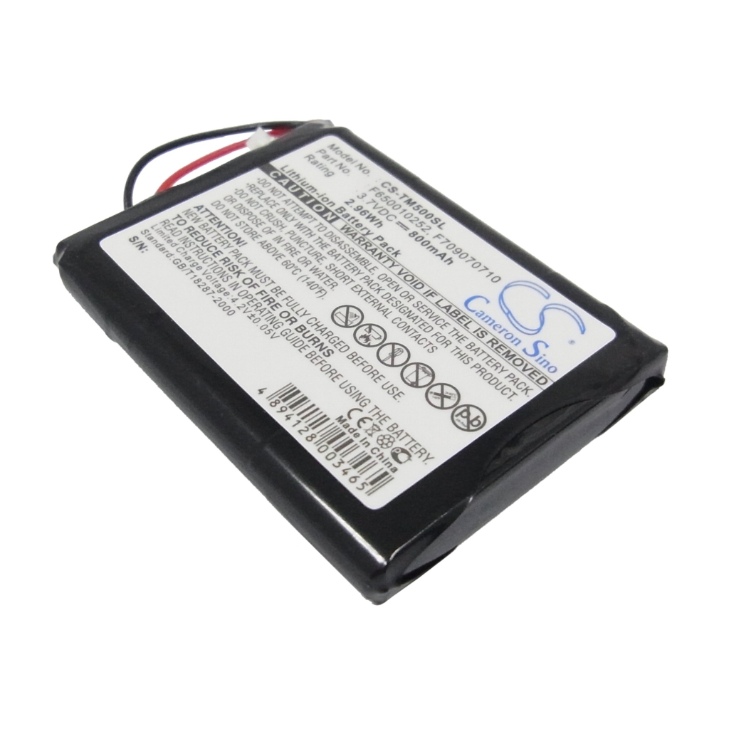 Compatible battery replacement for TomTom  F709070710, F650010252