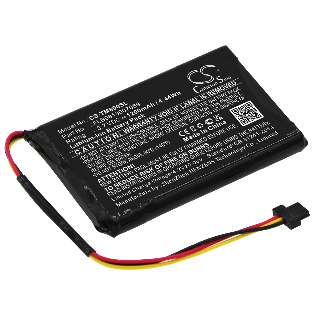 Compatible battery replacement for TomTom  FLB0813007089, AHA11111009, VFAS