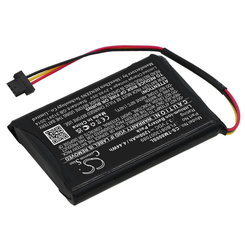 Compatible battery replacement for TomTom  VFAS, FLB0813007089, AHA11111009