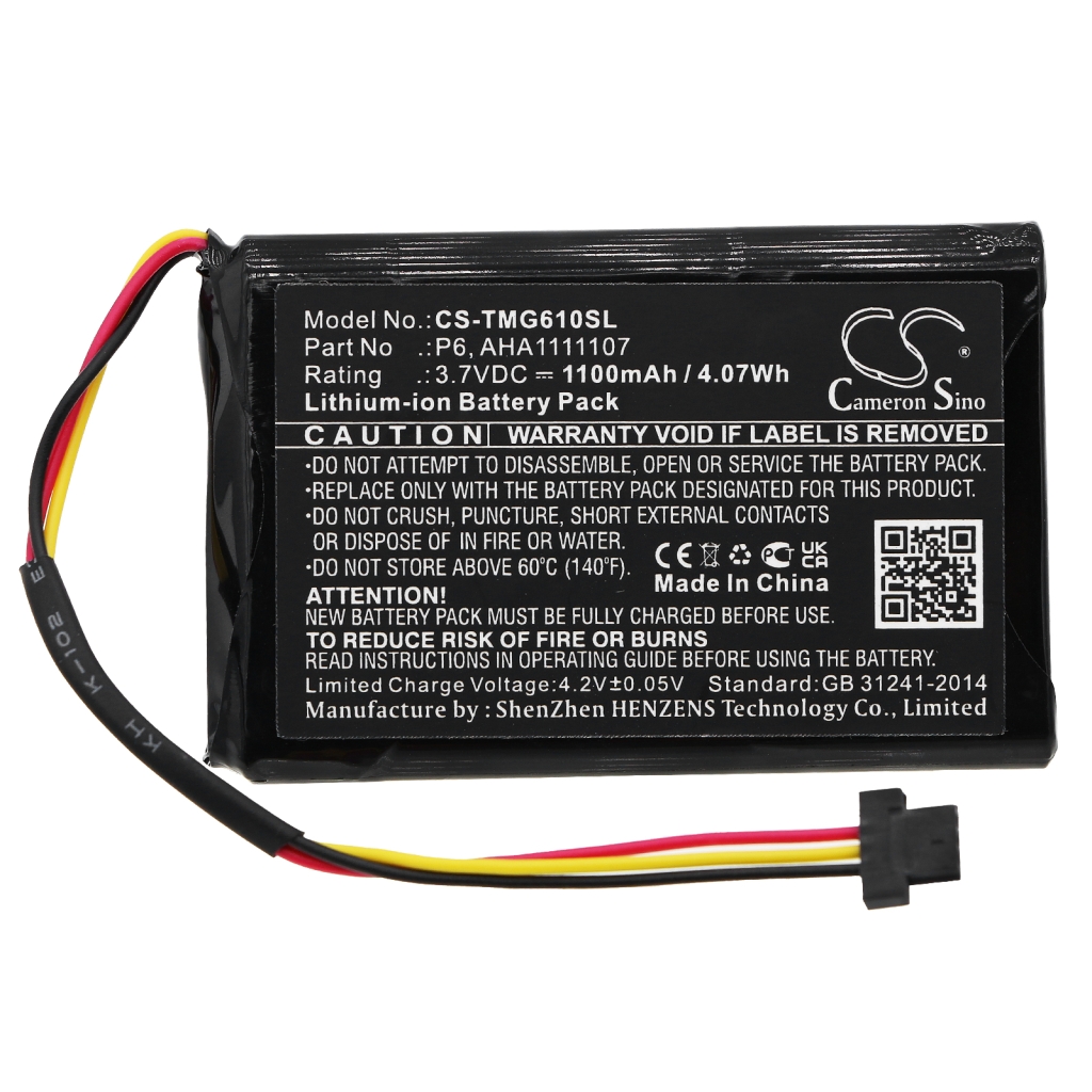 GPS, Navigator Battery TomTom CS-TMG610SL