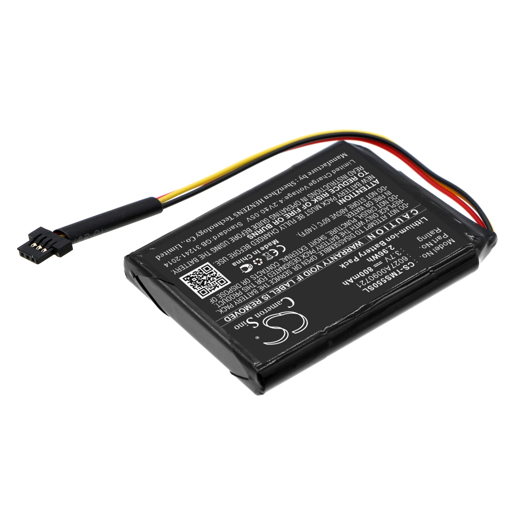 Compatible battery replacement for TomTom  6027A0090721