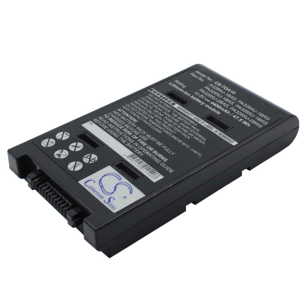 Compatible battery replacement for Toshiba  PA3285U-1BRS, PABAS073, PA3285U-1BAS, PA3285U-3BRS, PA3284U-1BRS...