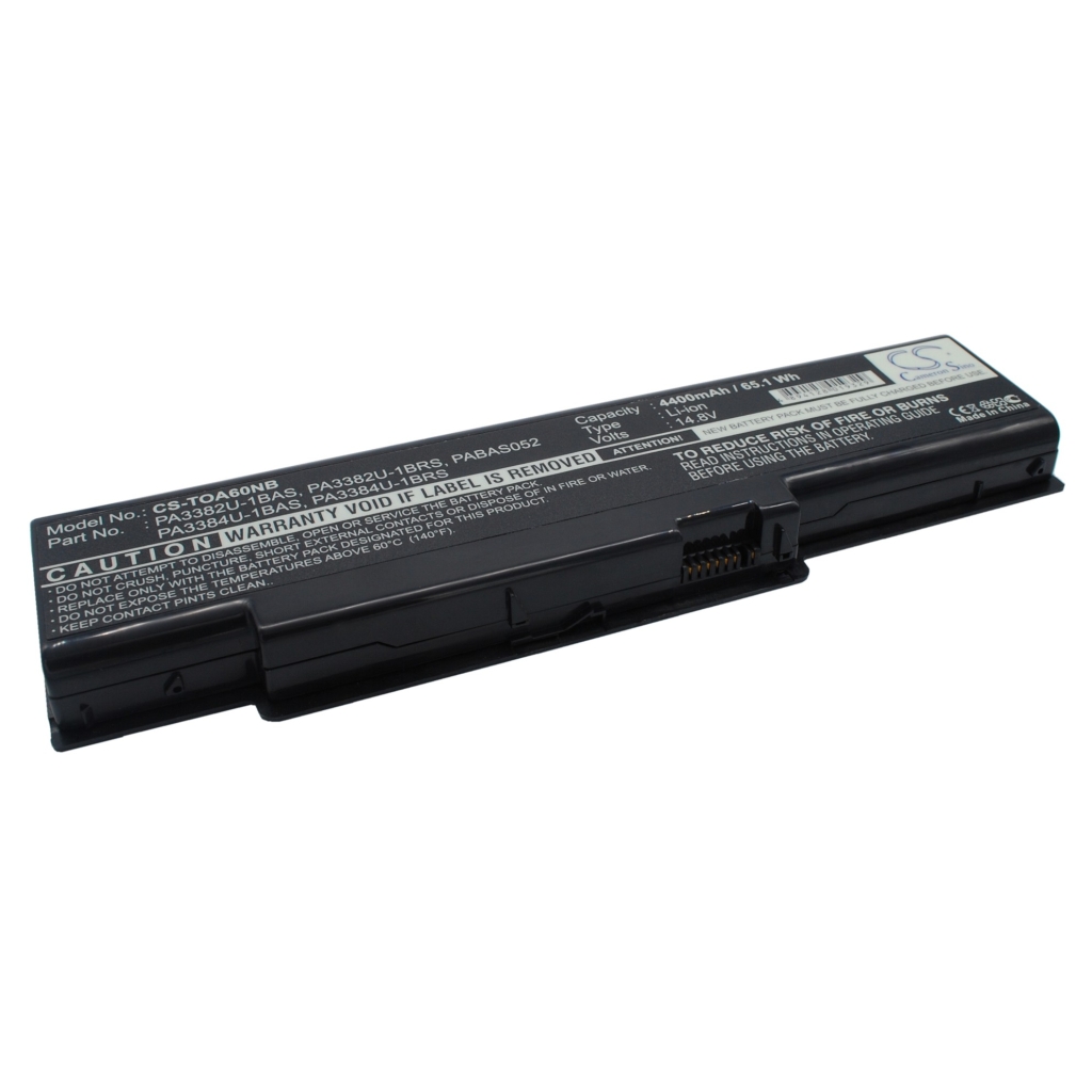 Compatible battery replacement for Toshiba  PA3384U-1BAS, PA3384U-1BRS