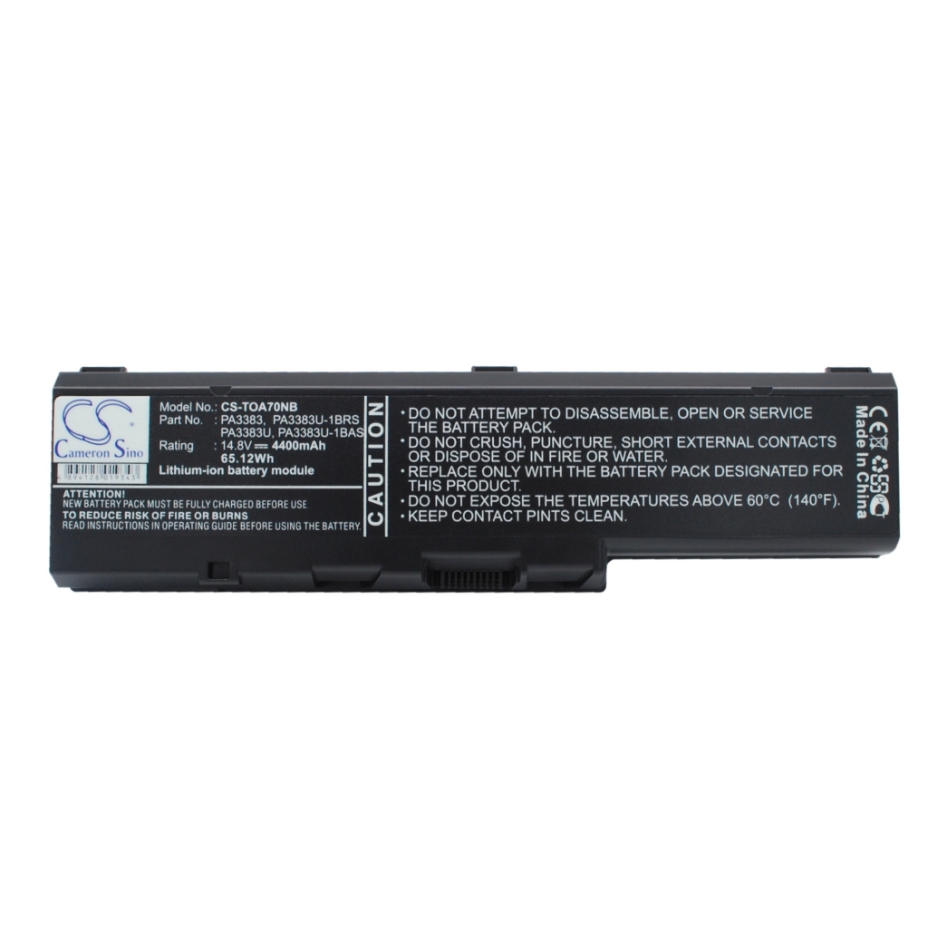 Compatible battery replacement for Toshiba  PA3385U-1BRS, PA3383, PA3385U-1BAS, PA3383U-1BRS, PA3383U-1BAS...