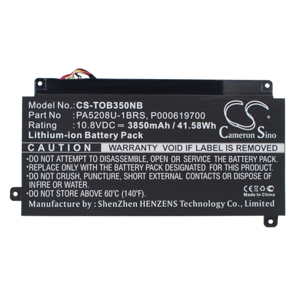 Compatible battery replacement for Toshiba  PA5208U-1BRS, P000619700