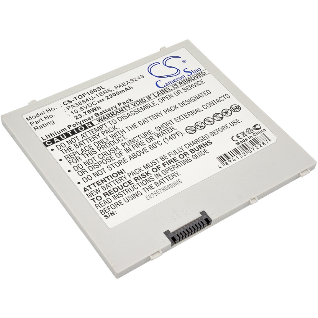 Tablet Battery Toshiba CS-TOF100SL