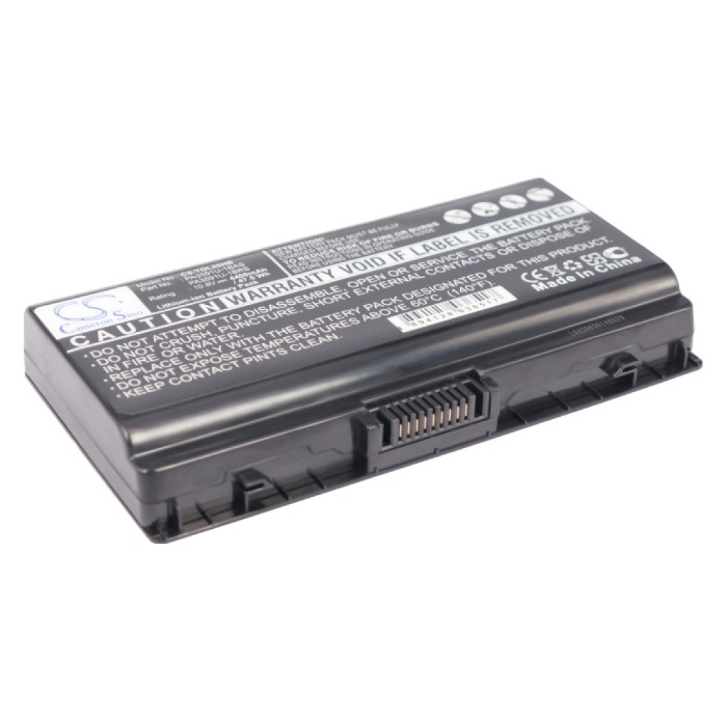 Compatible battery replacement for Toshiba  PABAS115, PA3615U-1BRS, PA3615U-1BRM