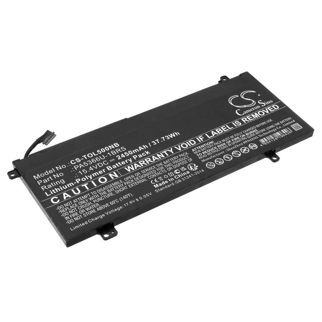 Compatible battery replacement for Toshiba  PA5366U-1BRS