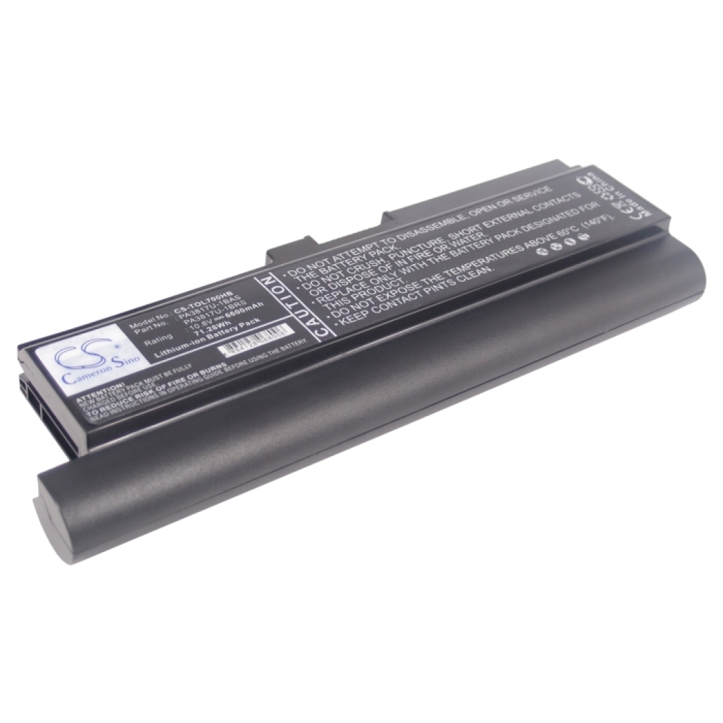 Compatible battery replacement for Toshiba  PA3817U-1BRS, PA3817U-1BAS