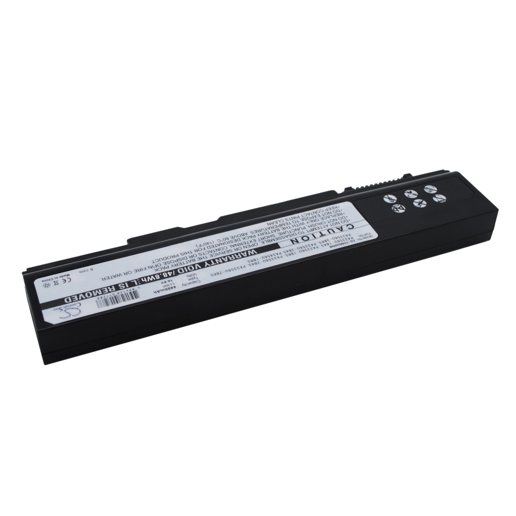 Compatible battery replacement for Toshiba  PABAS071, PA3356U-1BRS, PA3588U-1BRS, Tecra A9-S9020V, PA3356U-3BRS...