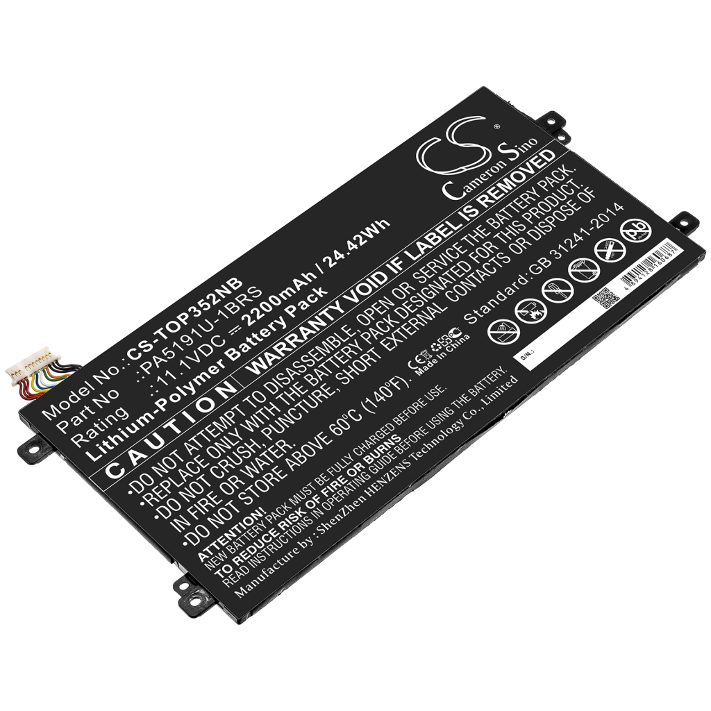 Notebook battery Toshiba CS-TOP352NB