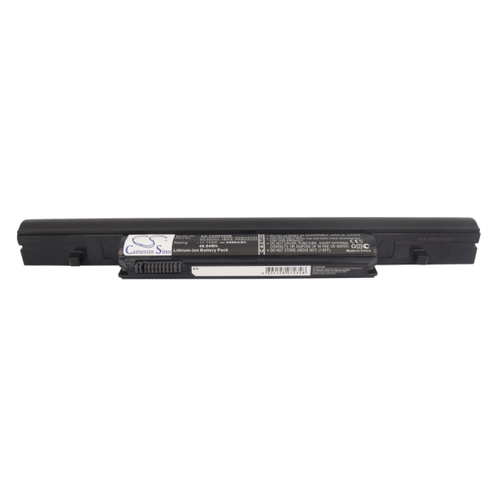 Compatible battery replacement for Toshiba  PABAS246, PABAS245, PA3905U-1BRS, PA3904U-1BRS