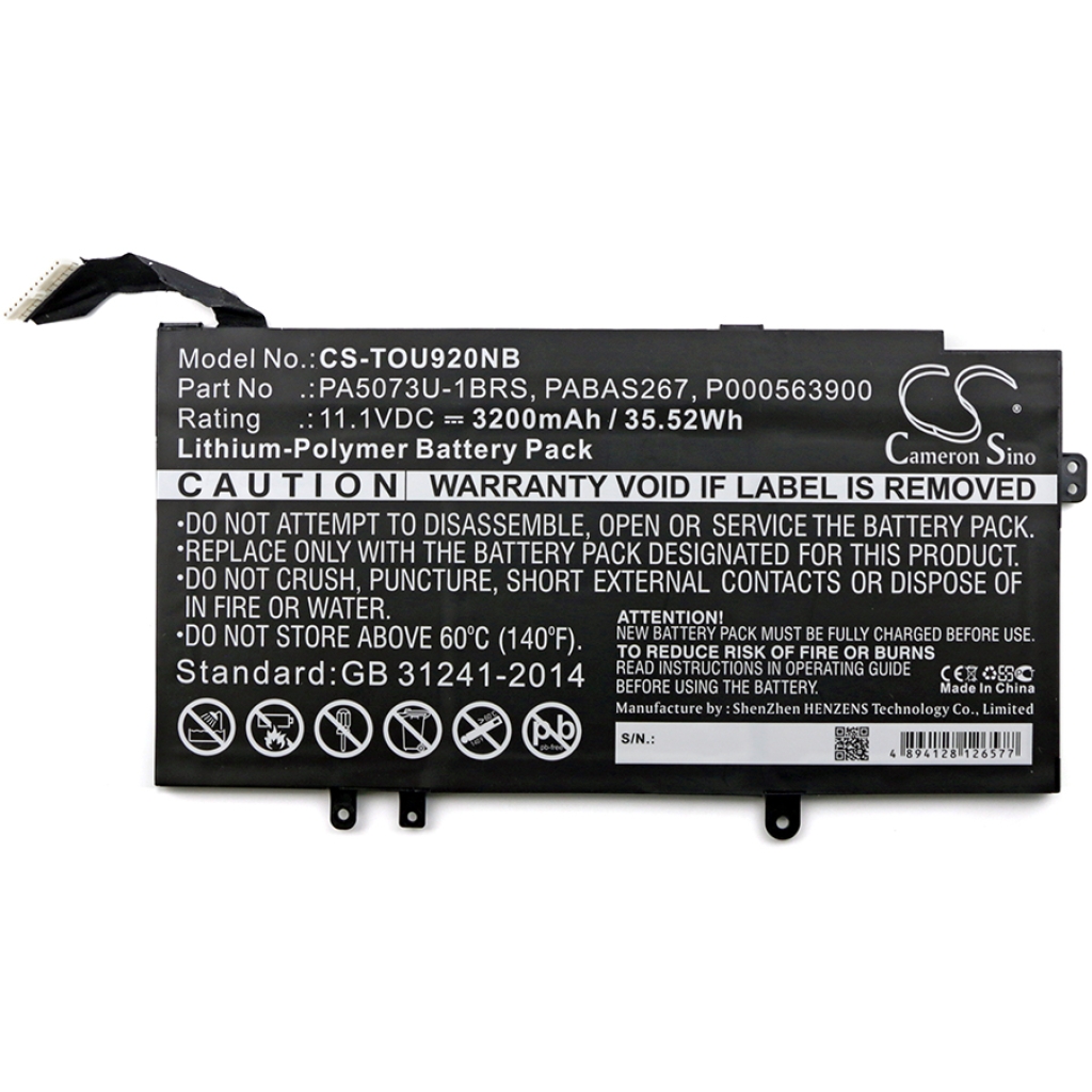 Notebook battery Toshiba CS-TOU920NB