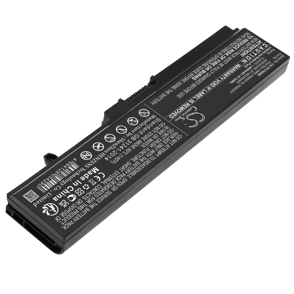 Compatible battery replacement for Toshiba  A000062460, 9Y1802354APF, PABAS21, PABAS116, PA3780U-1BRS