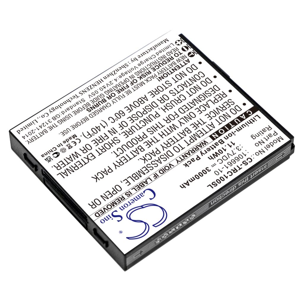 Compatible battery replacement for Trimble  106661-20, 106661-10